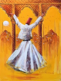 Abdul Hameed, 18 x 24 inch, Acrylic on Canvas, Figurative Painting, AC-ADHD-024